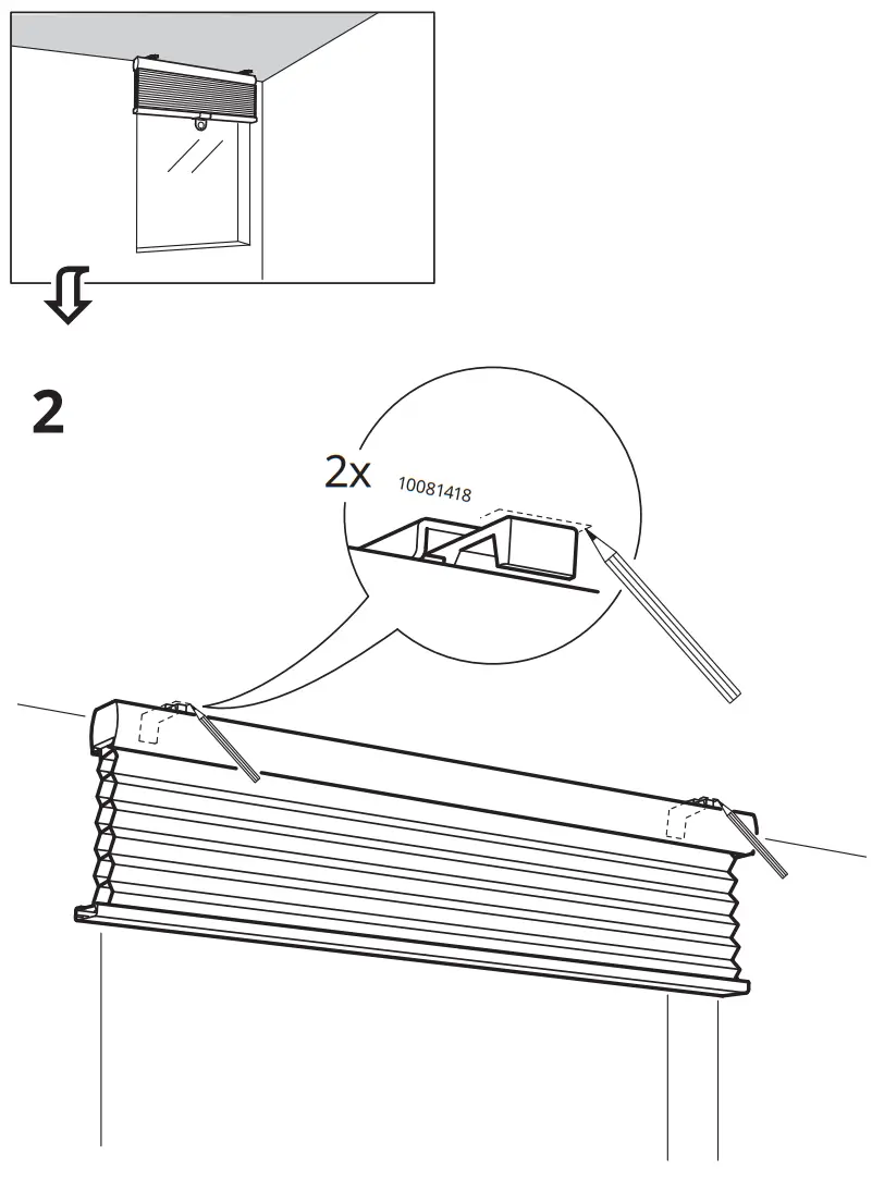 IKEA TRIPPEVALS Block Out Cellular Blind - fig7