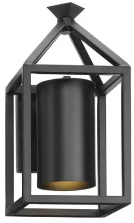 PROGRESS-LIGHTING-P560333-31M-Stallworth-1-Light-12-5-Inch-Matte Black-Outdoor-Wall-Lantern-PRODUCT