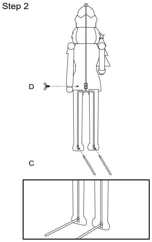 glitzhome 2010200053 Yard Stake in the Outdoor Christmas Decorations - fig 4