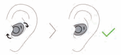 LARKSOUNd ZT2209 Self Tuning Hearing Aids - wear