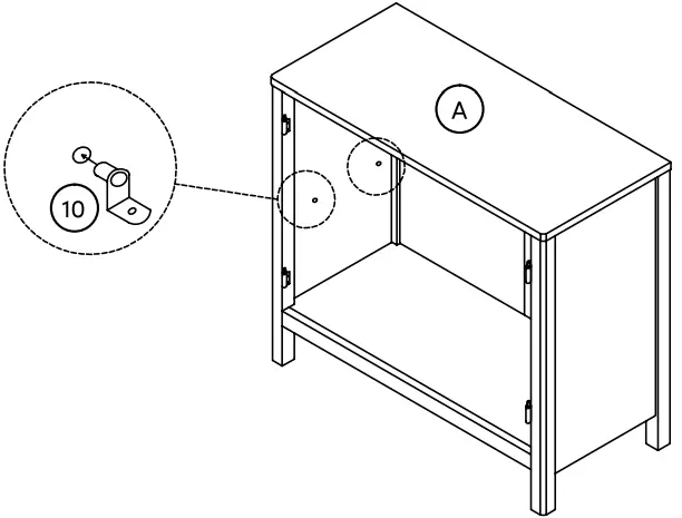 nathan james 71601 Mason Wood Storage Cabinet Unit - Another simple