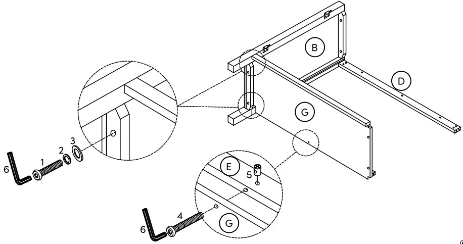 nathan james 71601 Mason Wood Storage Cabinet Unit - Bottom Panel