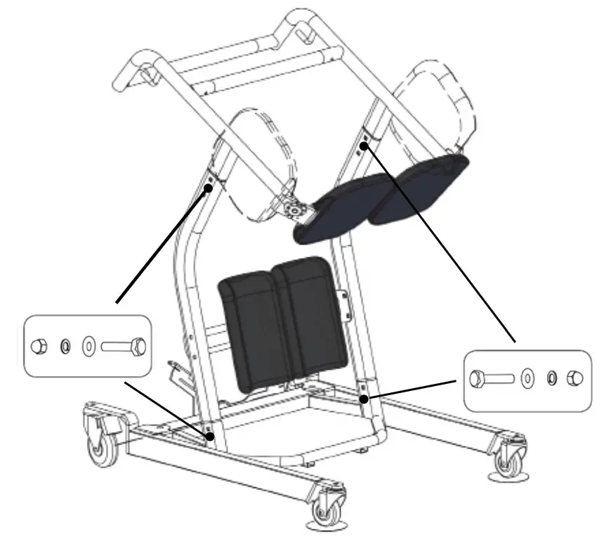 Proactive 32500 Protekt Dash Standing Transfer Aid - Fig7
