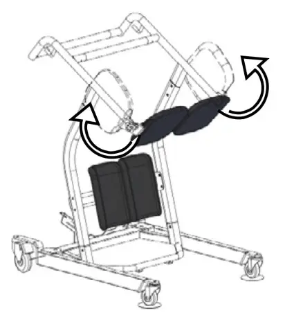 Proactive 32500 Protekt Dash Standing Transfer Aid - Fig8
