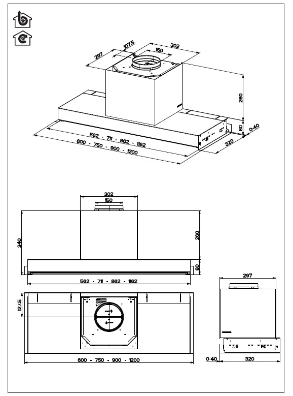 FRANKE DRIP 60 Built In Hood 4