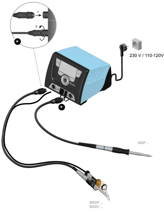 Weller WXP65 Soldering Iron - fig