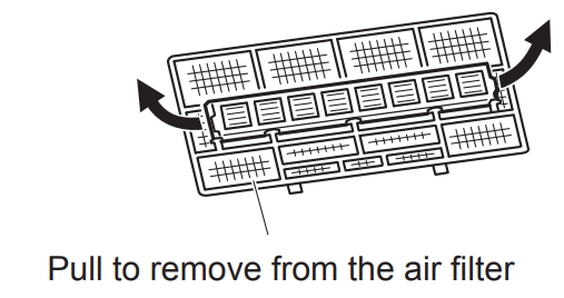 MITSUBISHI ELECTRIC MSZ GS24NA U1 GS-Series Wall Mounted Unit - Air fi lter 2