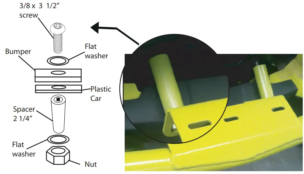 AFX MOTORSPORTS DEF028 High Impact Steel Front Bumper - fig 3