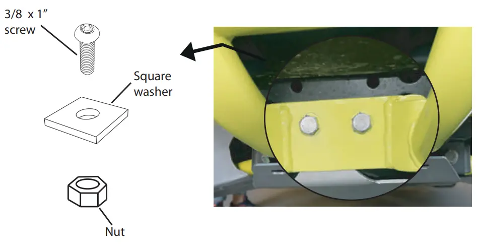 AFX MOTORSPORTS DEF028 High Impact Steel Front Bumper - nut