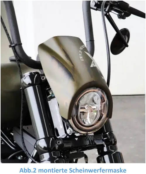 CULT WERK HD BRO098 Headlight Mask