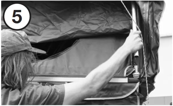 KIWI camping KC077 037 Tuatara SSE Rooftop Tent - Figure 6