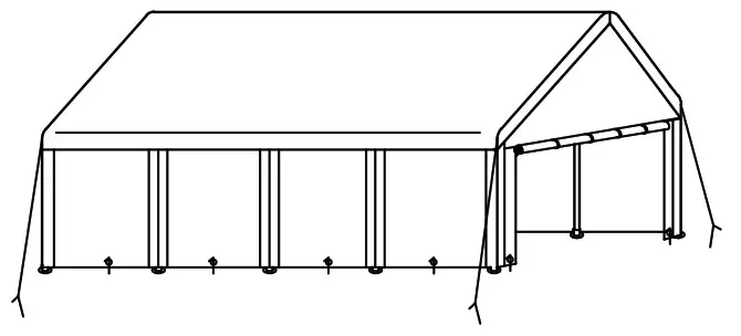Outsunny 84C-308 Heavy Duty Marquee
