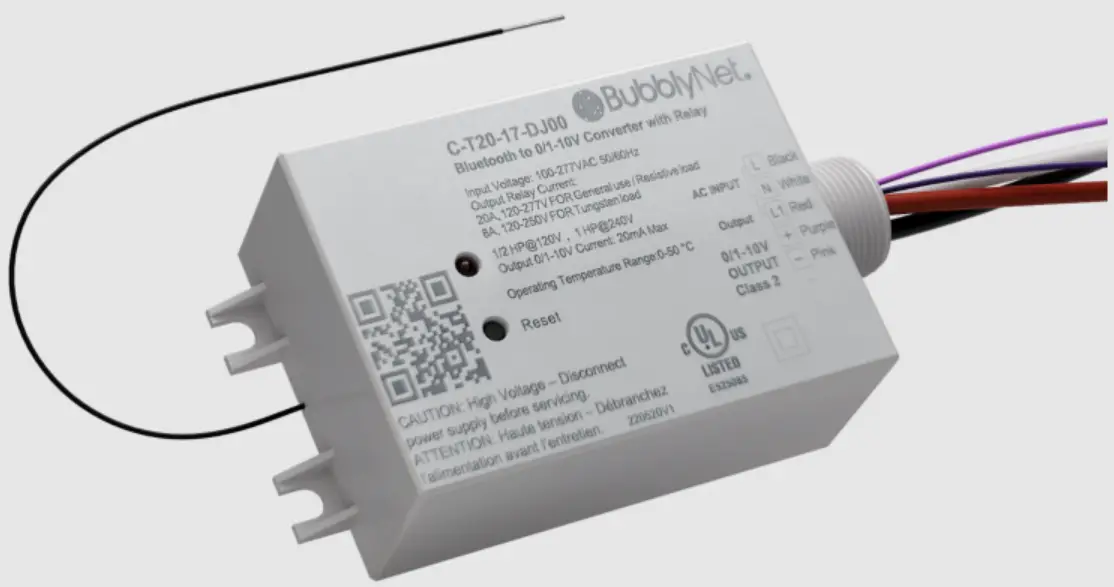 BubblyNet C-T20-17-DJ00 Relay Controller