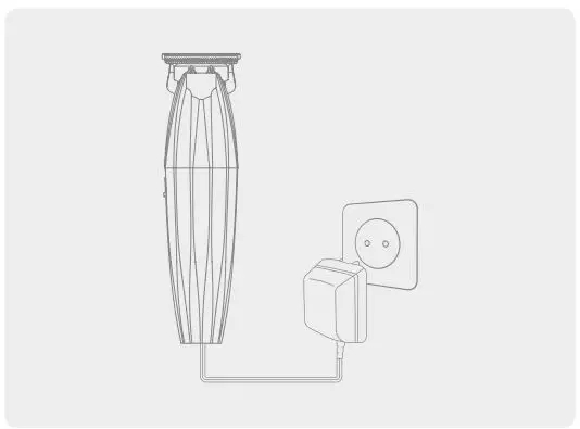 Nixe-TW003-Black-Silver-Hair-Trimmer-fig-3