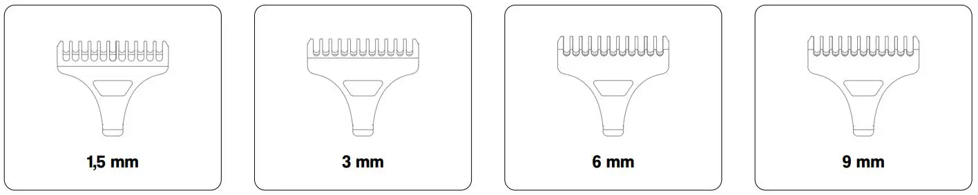 Nixe-TW003-Black-Silver-Hair-Trimmer-fig-5