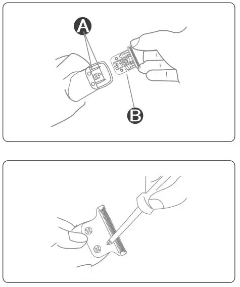 Nixe-TW003-Black-Silver-Hair-Trimmer-fig-8