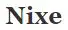 Nixe-logo