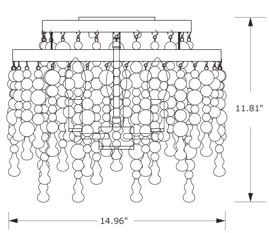 CRYSTORAMA-POP-A5073-MK-FR-Poppy-Three-Light-Ceiling-Mount-fig-1