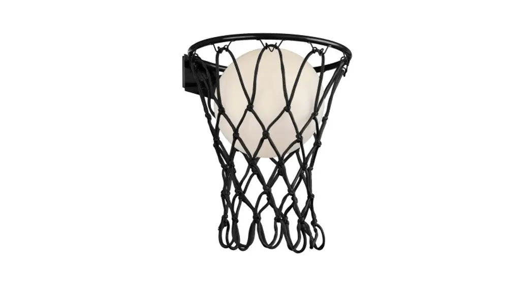 Mantra 7242 Basketball Wall Lamp White Instruction Manual