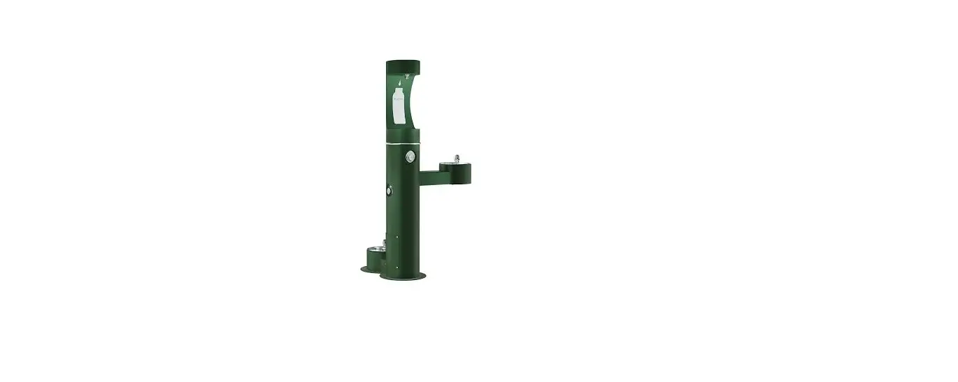 Elkay Lk4420bf1udb Outdoor Ezh2o Upper Bottle Filling Station Bi-level Pedestal User Manual