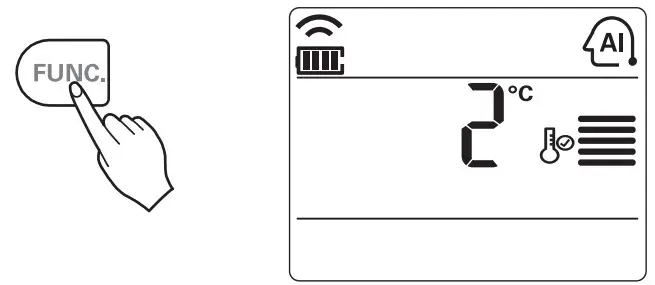 Setting the Mode Change Temperature