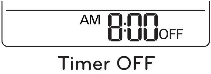 Off Timer Setting