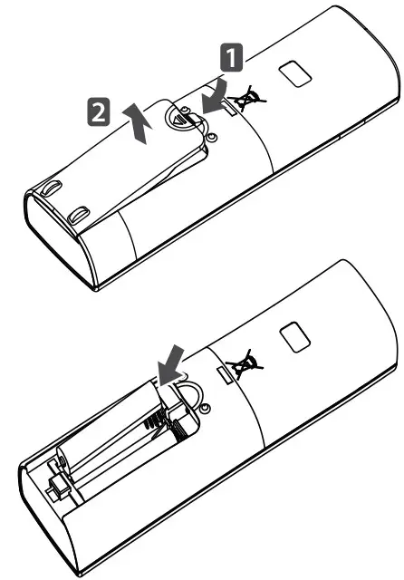 How to insert the Batteries