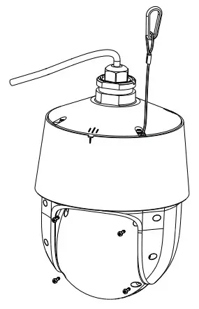 speco technologies O2P25X PTZ Network Dome Camera - Ethernet connector 3