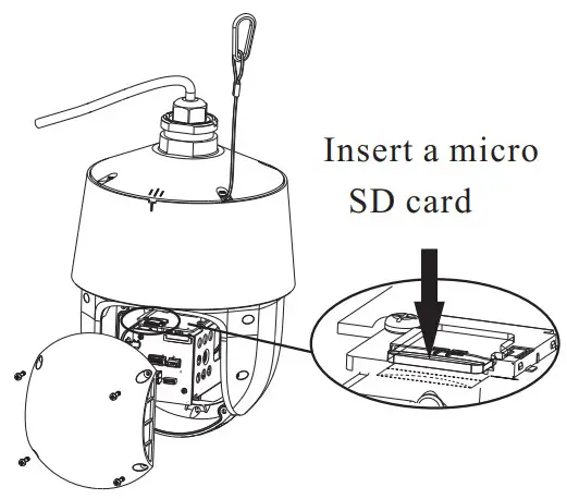 speco technologies O2P25X PTZ Network Dome Camera - Ethernet connector 4