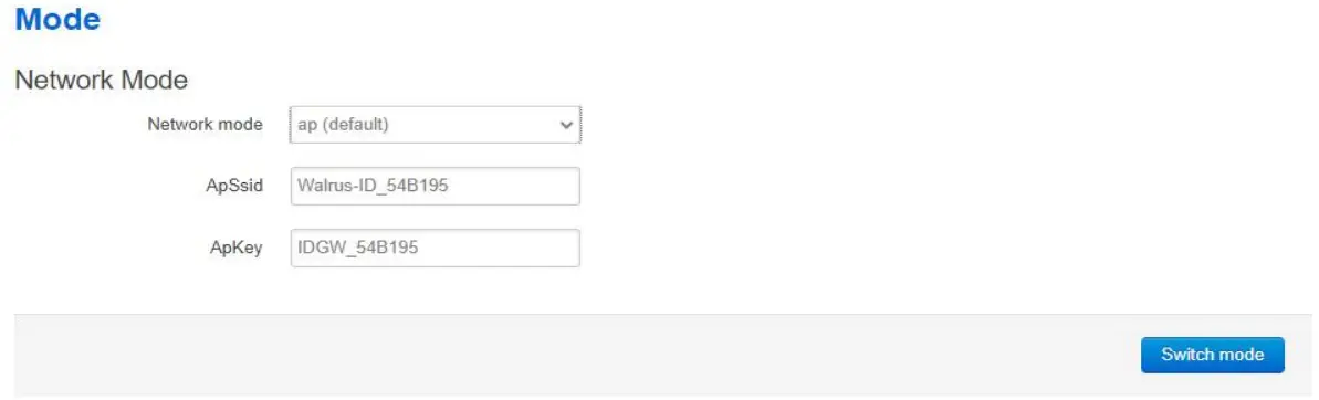 Bove Technology 1678087012 LoRaWAN Walrus ID Gateway - AP mode