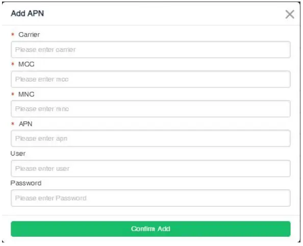 Bove Technology 1678087012 LoRaWAN Walrus ID Gateway - APN Configer
