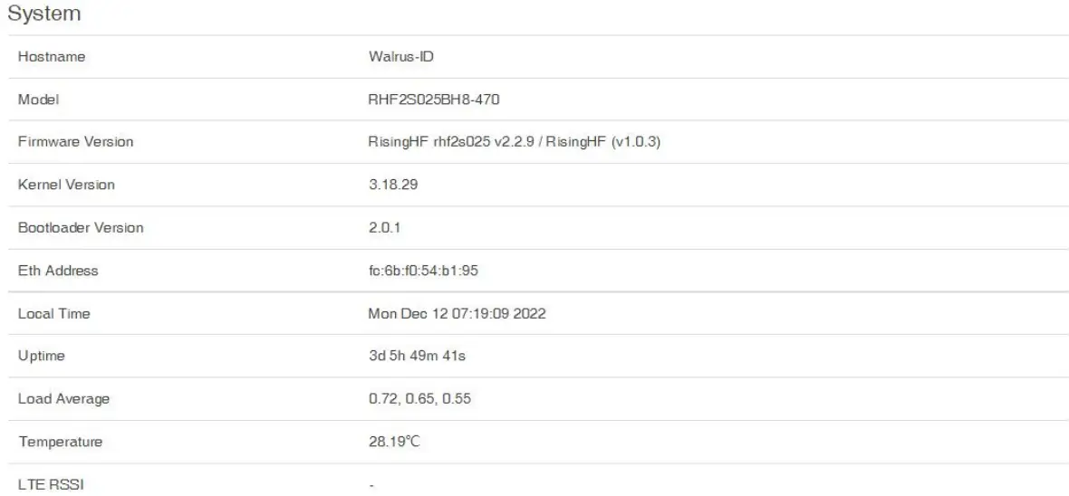 Bove Technology 1678087012 LoRaWAN Walrus ID Gateway - System