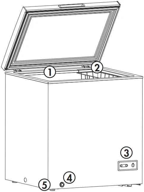 Danby DCF035A5WDB Chest Freezer-A2