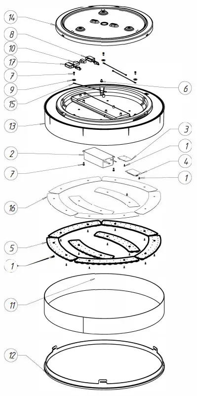 PHILIPS 4116031P6 Hue Enrave 4300lm White Ambiance Ceiling Light