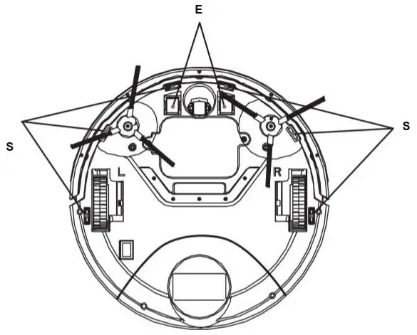 PowerPac PPV3200 Smart Robotic Vacuum Cleaner With Remote Control - How to clean 9