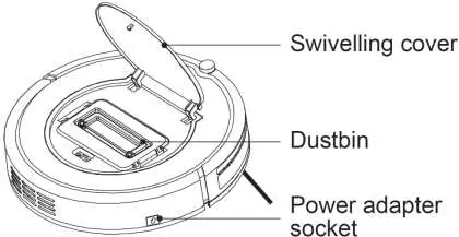 PowerPac PPV3200 Smart Robotic Vacuum Cleaner With Remote Control - Parts & Description 2