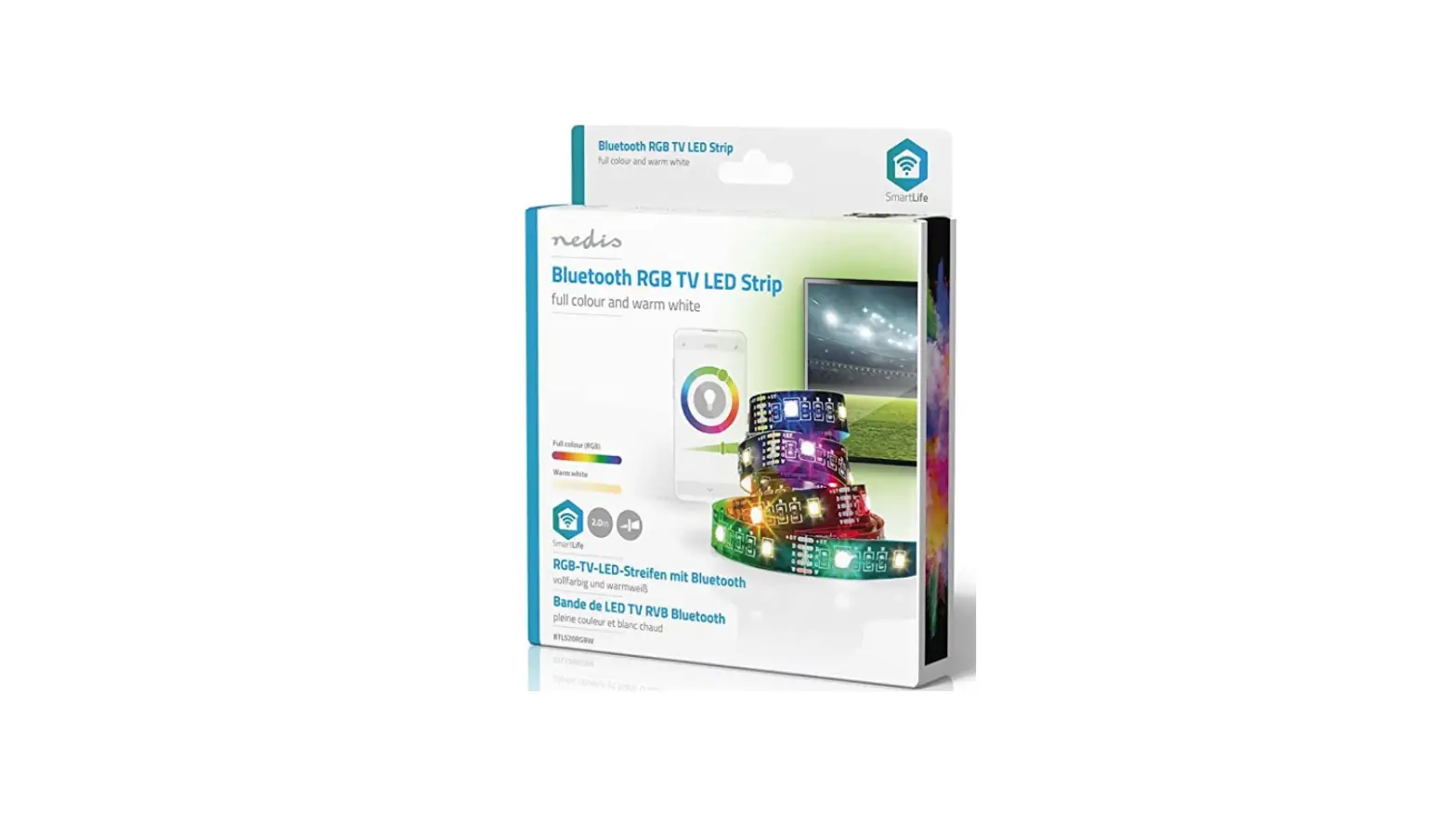 Nedis Btls20rgbw 2 Meter Smart Bluetooth Usb Led Strip User Guide
