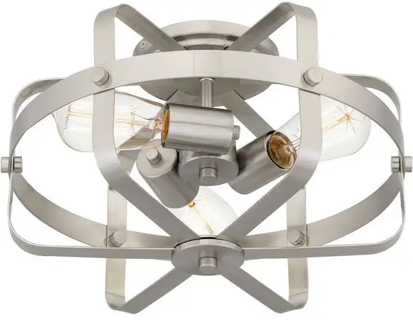 QUOIZEL-QFL5592BN-Manzel-3-Light-14-Inch-Brushed-Nickel-Flush-Mount-Ceiling-Light-PRODUCT