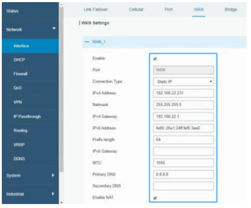 Milesight UF51 5G CPE Router - Ethernet WAN