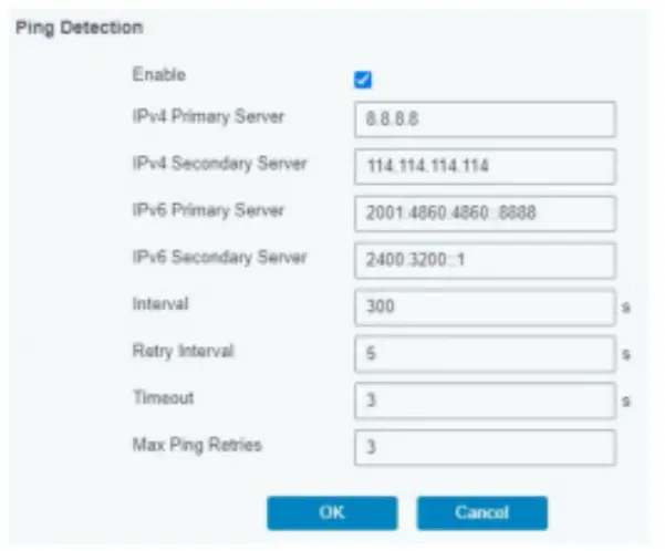 Milesight UF51 5G CPE Router - ICMP