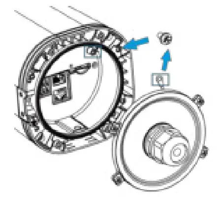 Milesight UF51 5G CPE Router - bottom cover 2