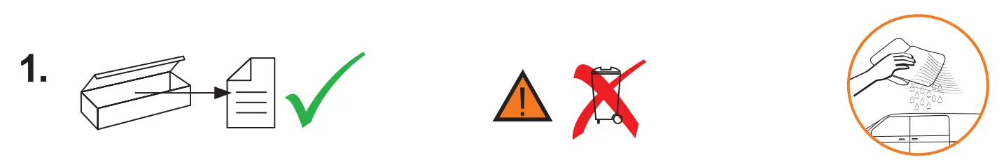 Package content: Check!