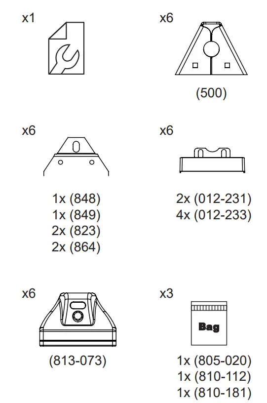 Package content: Check!