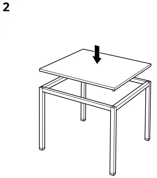 IKEA-TORSBY-Table-Chrome-Plated-Black-Marble-Effect-3