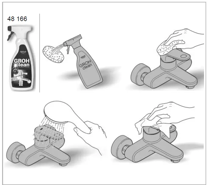 GROHE-48166-Groh-Cleaner-Spray-fig-1