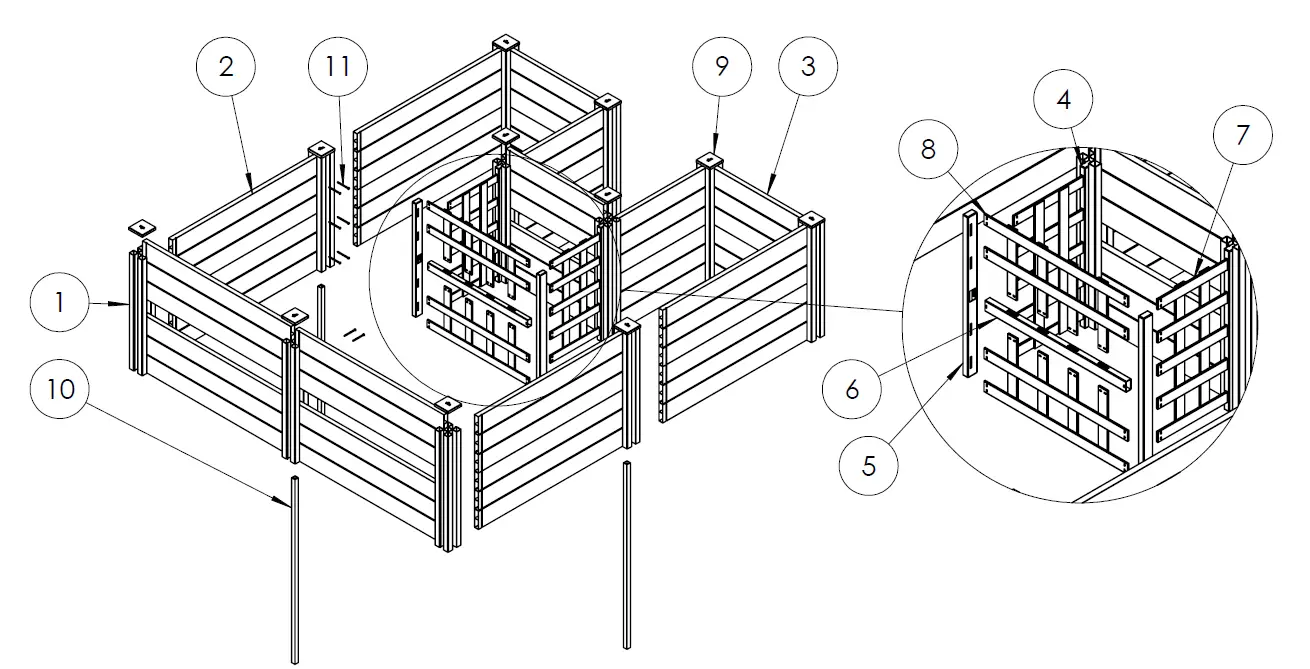 vita-VT17120-Classic-6x6-Keyhole-Composting-Garden-10