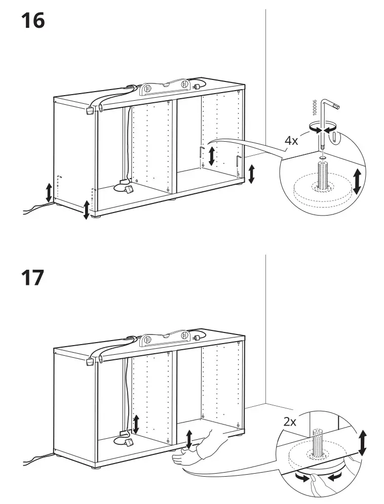 IKEA AA-1391480-7-2 BESTÅ TV Furniture Black Brown - Installation 10