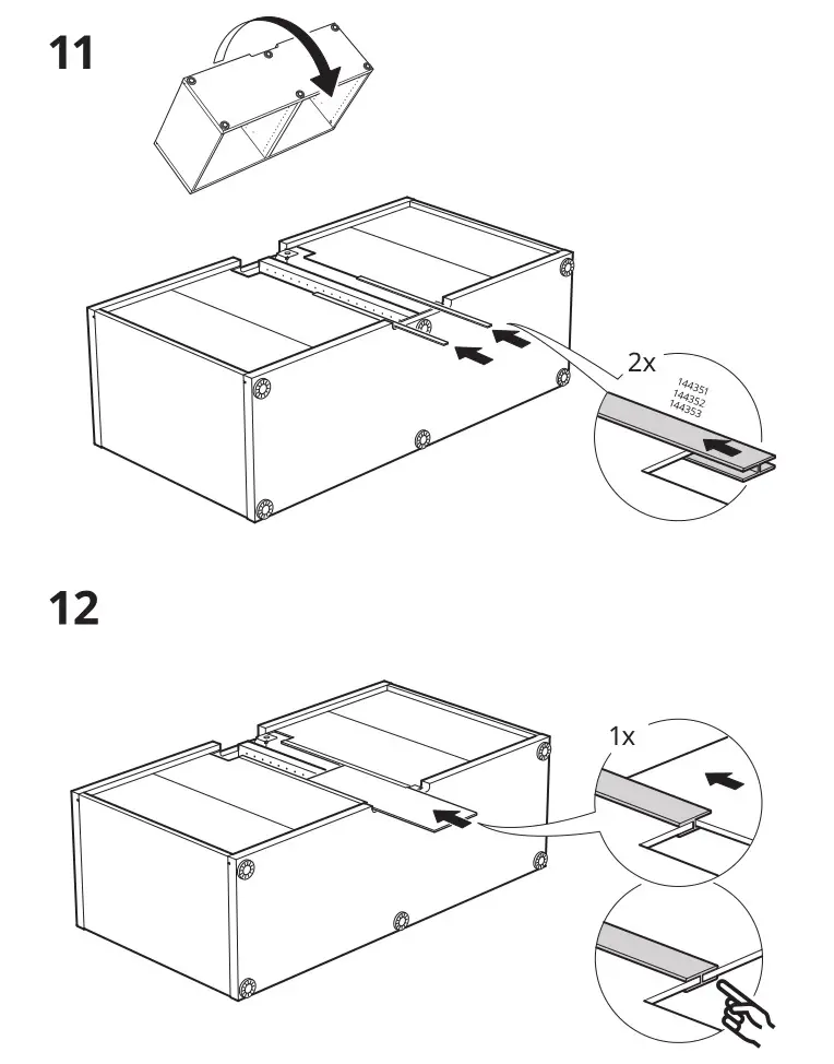 IKEA AA-1391480-7-2 BESTÅ TV Furniture Black Brown - Installation 7