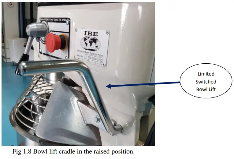 IBE TF20B 20lt Planetary Mixer - operation