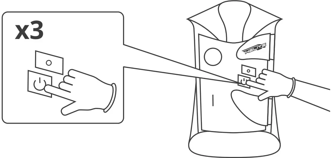 Switching the airbag